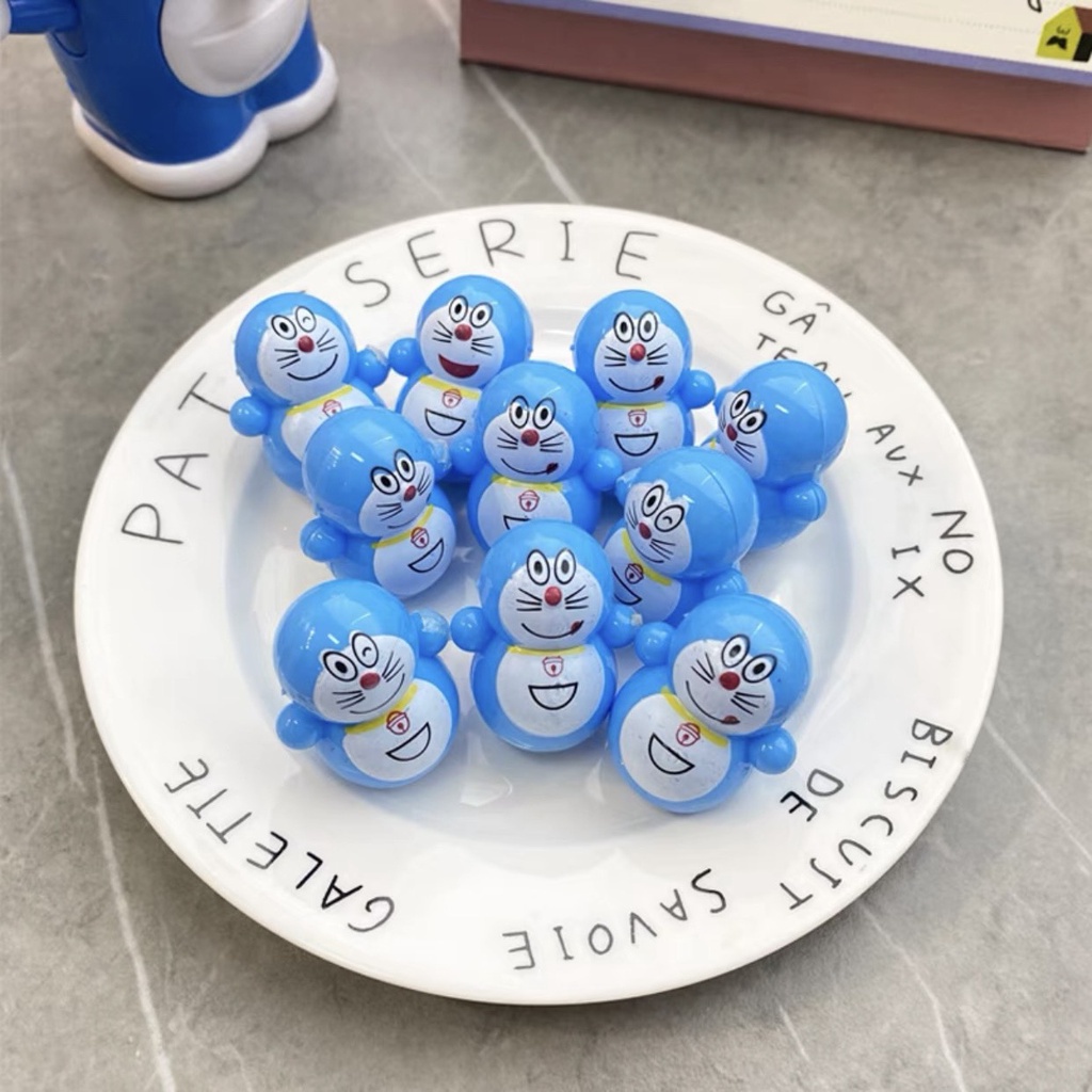 Lật đật mini -Đồ chơi cho bé Squid Game, Doraemon và phi hành gia cute dễ thương