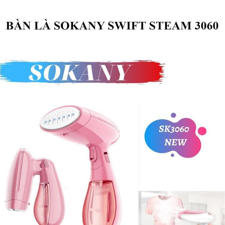 Dùng Bàn Là Hơi Nước Loại Tốt Bàn Là Hơi Nước SOKANY Thiết kế Sang Trọng- Hoạt động mạnh mẽ với 2 chế độ Phun Sương