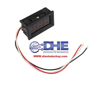 VOLT KẾ HIỂN THỊ 0 - 100VDC LOẠI 3 DÂY