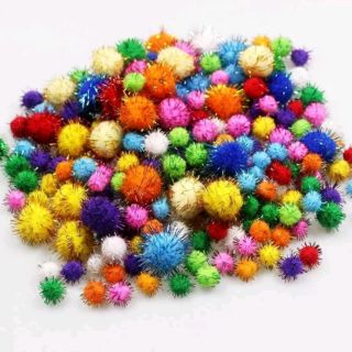 Pom pom kim tuyến đủ size 100 viên