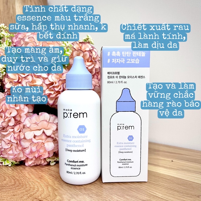 Bill - Date T06/25 - 80ml - Sữa dưỡng da Make P:rem Extra moisture essence containing panthenol