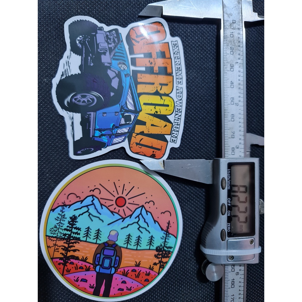 Sticker chủ đề camping hình dán trang trí  phượt du lịch