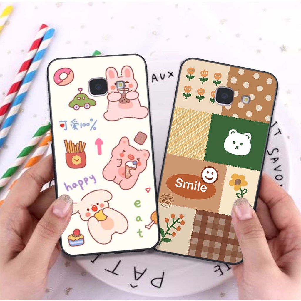 Ốp lưng Samsung J7 prime / J4 Plus in hình Smile mặt cười cute, giá rẻ chất lượng cao