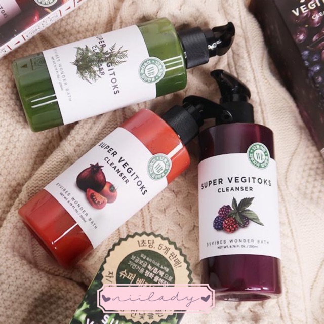 Sửa Rửa Mặt Rau Củ Thải Độc SUPER VEGITOKS Wonder Bath