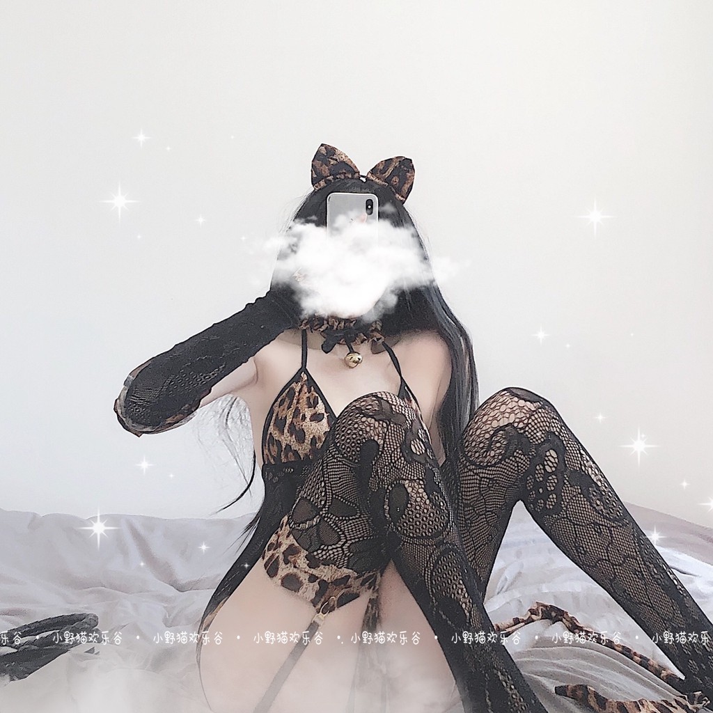 Jum báo sexy kèm găng tay có đuôi đồ ngủ Cosplay đầy đủ phụ kiện | BigBuy360 - bigbuy360.vn