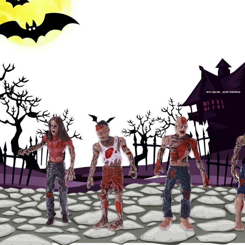 Set 6 Mô Hình Các Con Vật Trong Phim Walking Corpses