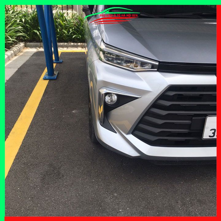 Ốp viền đèn gầm trước sau xe Avanza 2022-2023 mạ Crom chống trầy trang trí làm đẹp xe