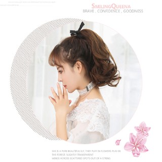 TÓC GIẢ CỘT XOĂN ĐUÔI NHẸ 38CM