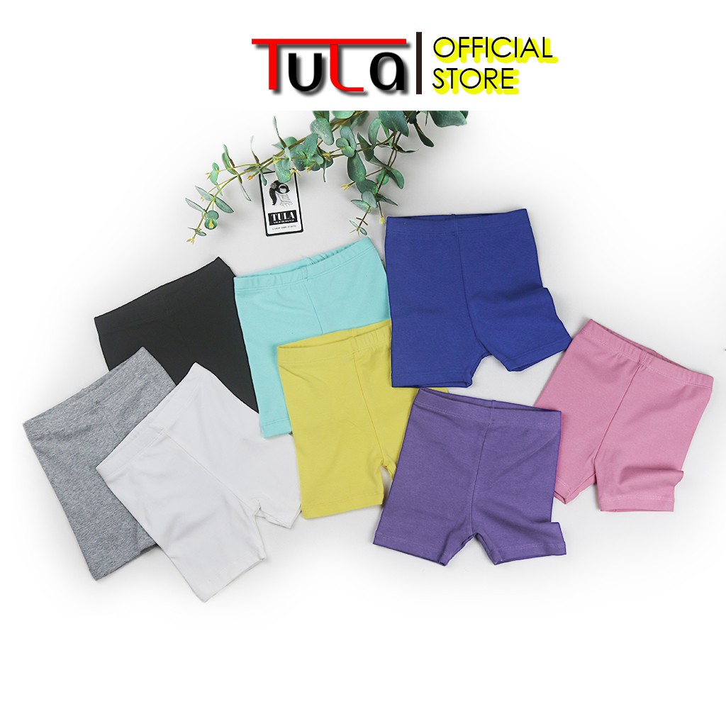 Quần Legging Đùi Mùa Hè Vải Co Dãn Cực Yêu Cho Bé Gái