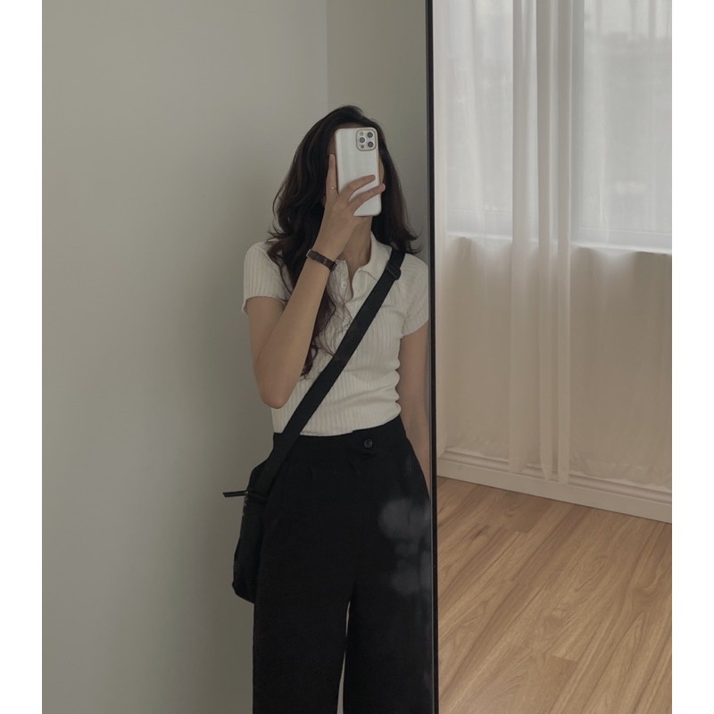 áo polo croptop 6282