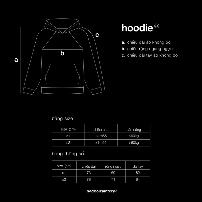 Hoodie zipper sadboiz lowkey 2 màu