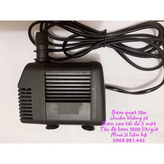 Động cơ bơm nước quạt điều hòa 18W 220V Hmax 2.0m 1000L/h
