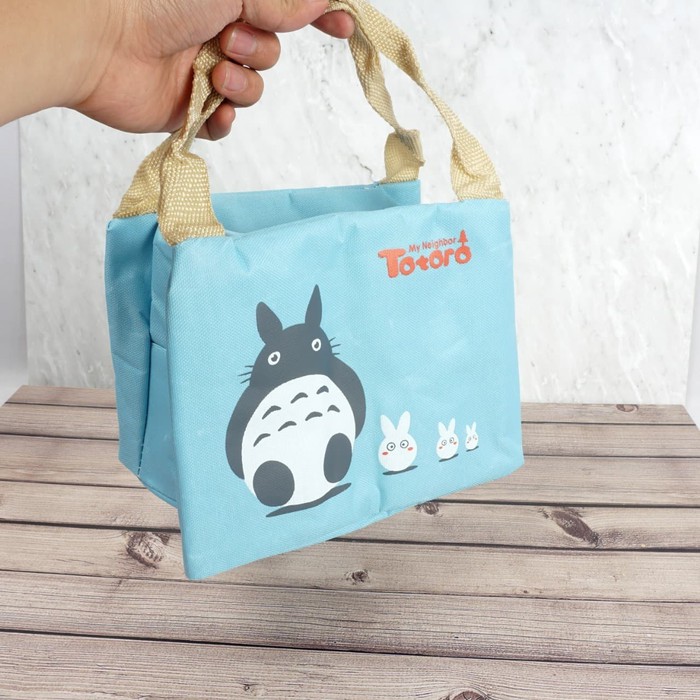 Túi Đựng Hộp Cơm Trưa Hình Totoro Xinh Xắn Tiện Dụng