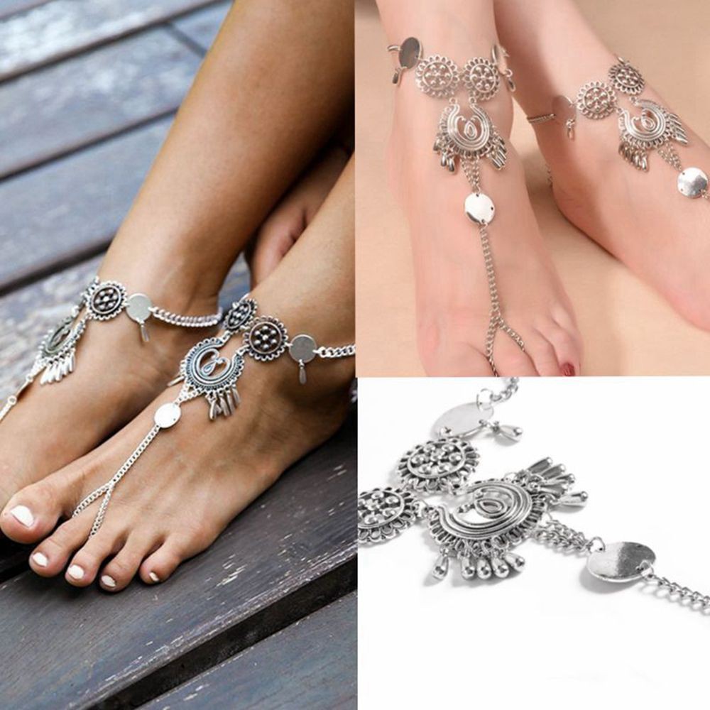 Beach Sandal Anklet Bracelet Chain Barefoot | BigBuy360 - bigbuy360.vn