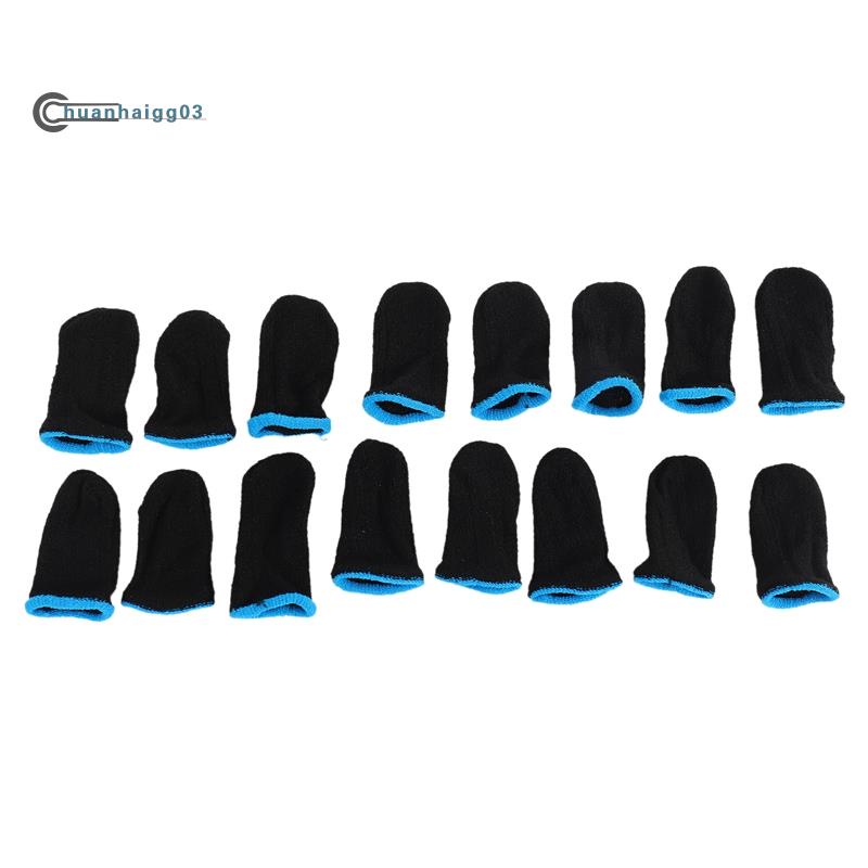Set 16 Găng Tay Bằng Sợi Carbon 18-Pin Hỗ Trợ Chơi Game PUBG Mobile