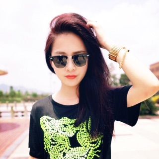 Mắt kính nữ unisex thời trang sang chảnh + tặng bao da MK996