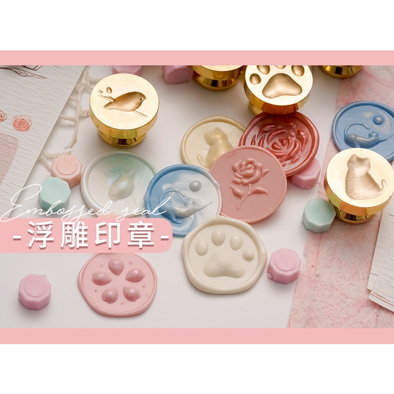 Đầu Đóng Dấu Sáp Bằng Đồng Phong Cách Retro Châu Âu