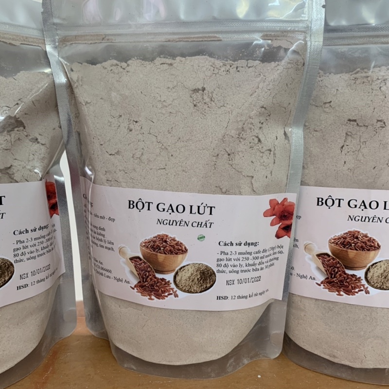 Bột gạo lức huyết rồng rang sẵn nghiền mịn 1kg dùng ăn kiêng thực dưỡng