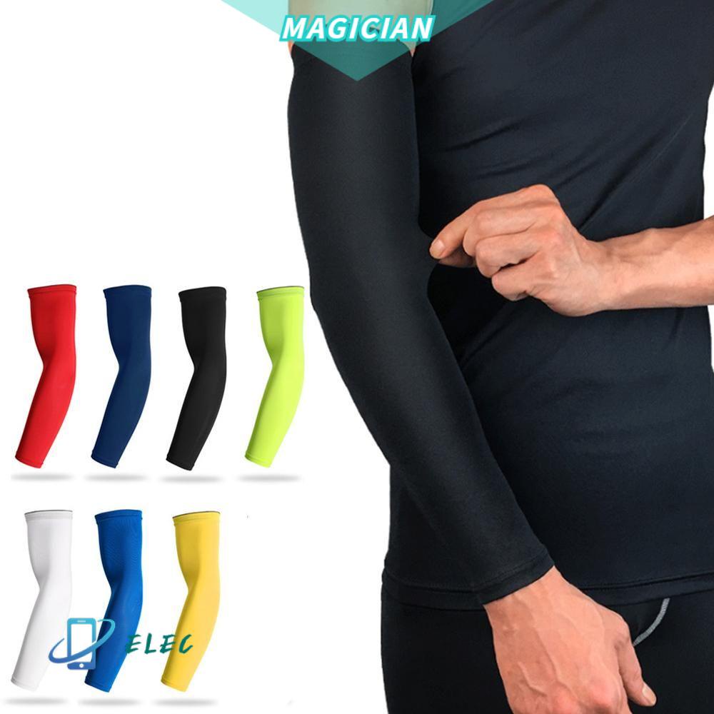 Ống tay áo dài thể thao giữ ấm bảo vệ cánh tay khi chơi bóng rổ/ bóng chuyền/ chạy bộ nhiều màu sắc