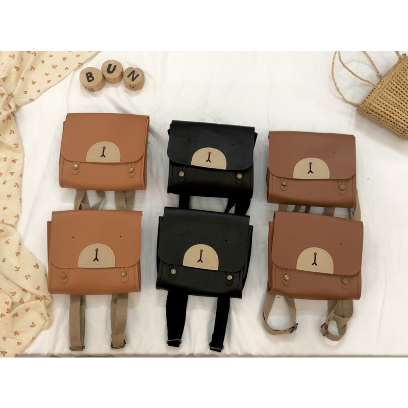 🐻 Cặp Da hoạ tiết chú gấu siêu Vintage