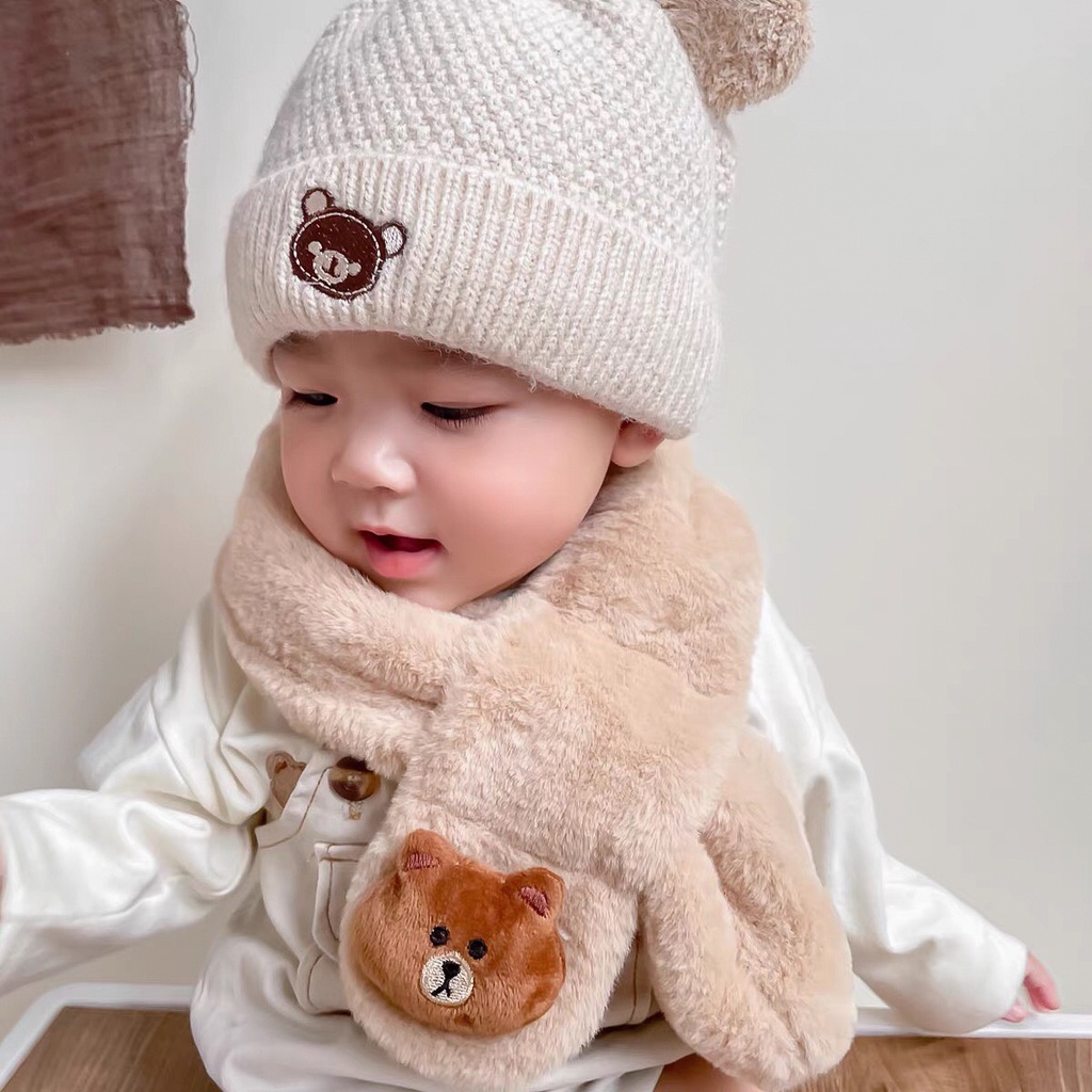 Khăn Quàng cổ cho bé hình trái cây dễ thương giá rẻ cao cấp giữ ấm mùa đông trẻ em - HT13