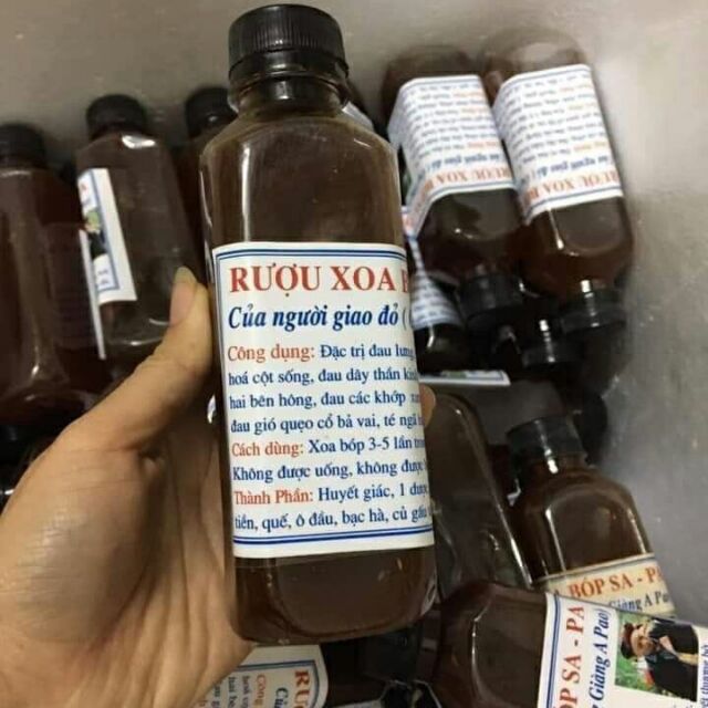 Chai xoa bóp trị đau lưng cơ xương khớp