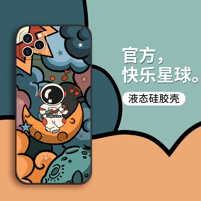 Ốp điện thoại phi hành gia thích hợp cho IPHONE 13 12 11 PRO MAX X/ XSMAX XR 7/8/ SE2020 7PLUS/ 8PLUS 6 6S 6SPLUS 6PLUS