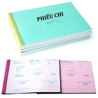 Phiếu Chi 3 liên giấy đẹp  mẫu số 02 theo QĐ 15( 50 bộ, 150 tờ)