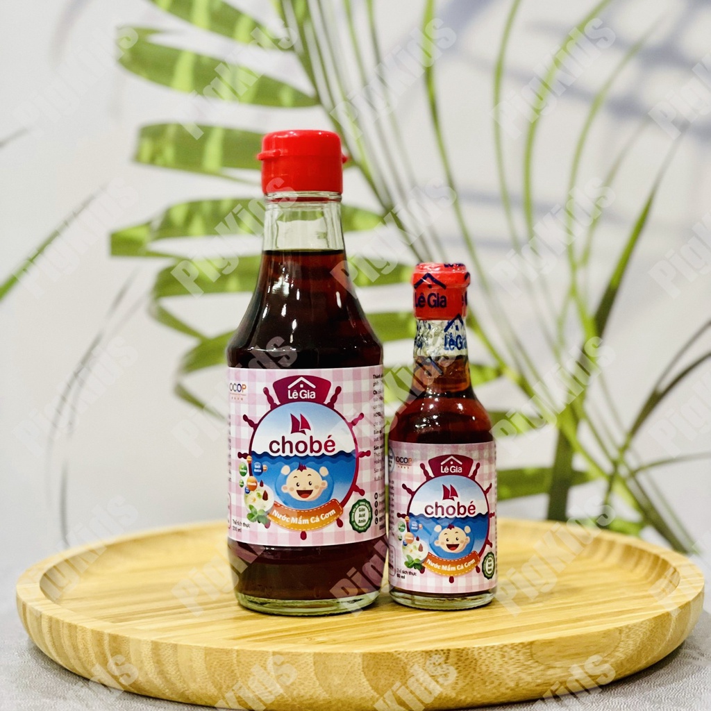 Nước mắm cho bé Ăn Dặm Lê Gia 60ml, 200ml