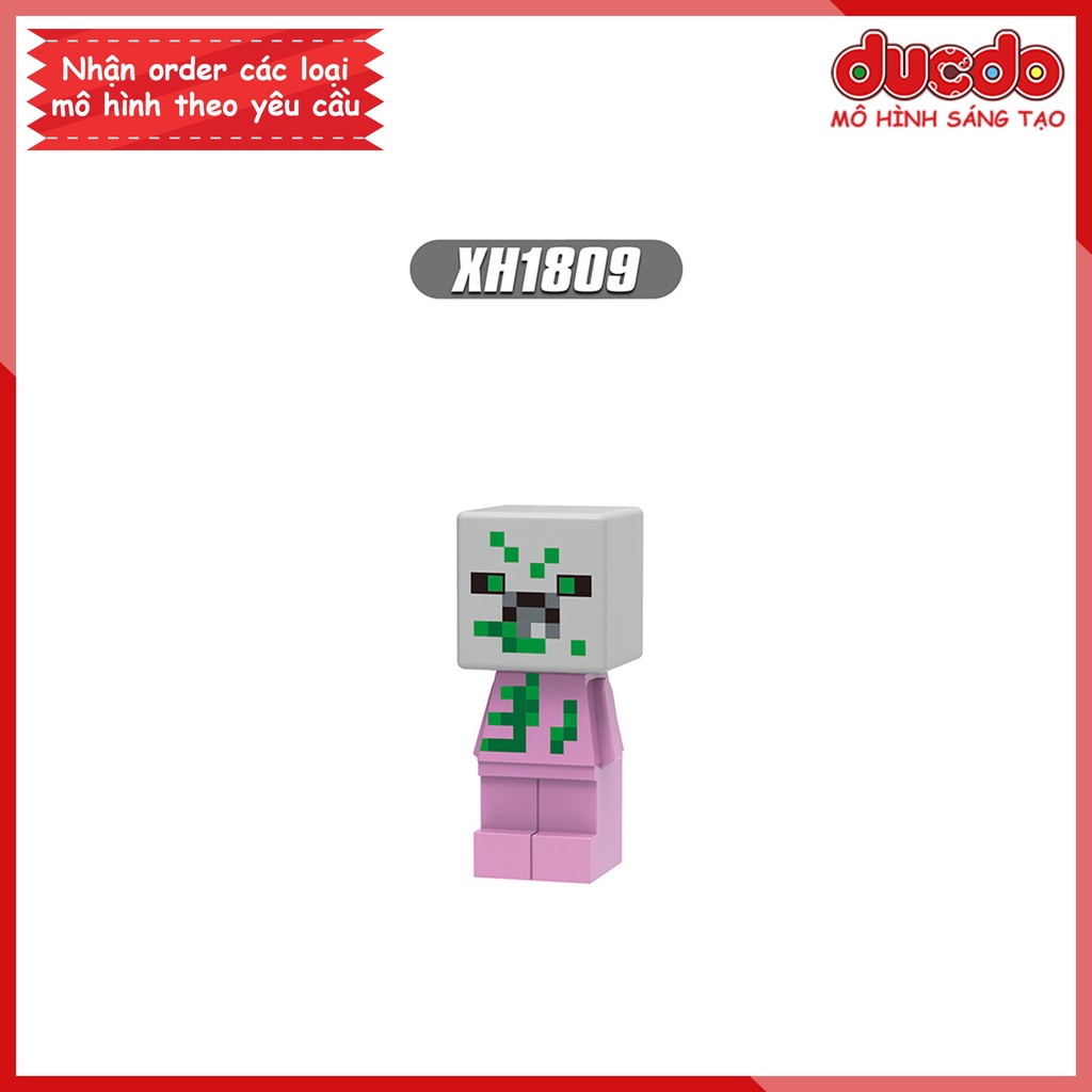 Minifigures các nhân vật Minecraft - Đồ chơi Lắp ghép Xếp hình Mini Mô hình XINH X0324