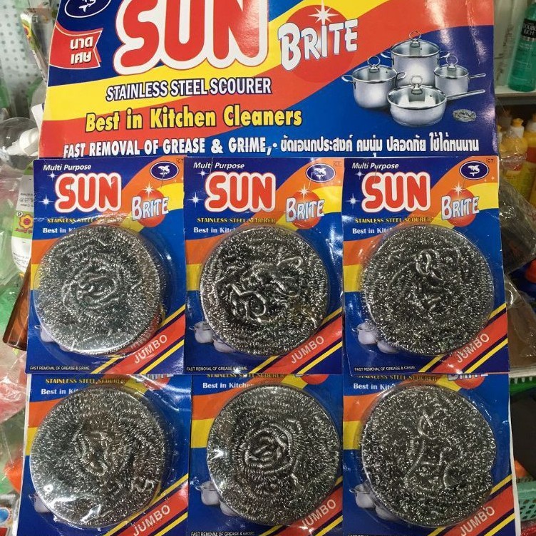 Cước inox chà nồi Sun Brite (1 cái)