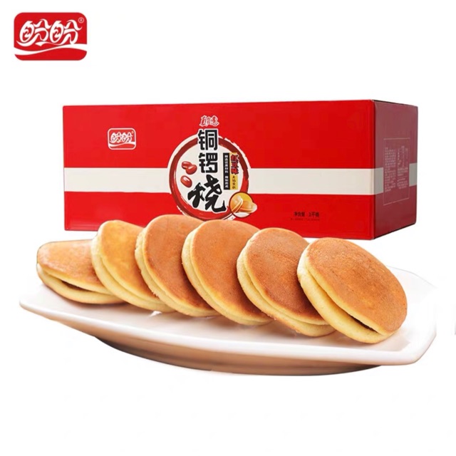 Bánh rán đô rê mon nhân đậu đỏ 1kg (80c)