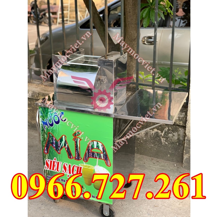 Máy ép nước mía gia đình siêu sạch motor 1500W Nhật/Đài Loan có bánh xe di chuyển , bàn gập