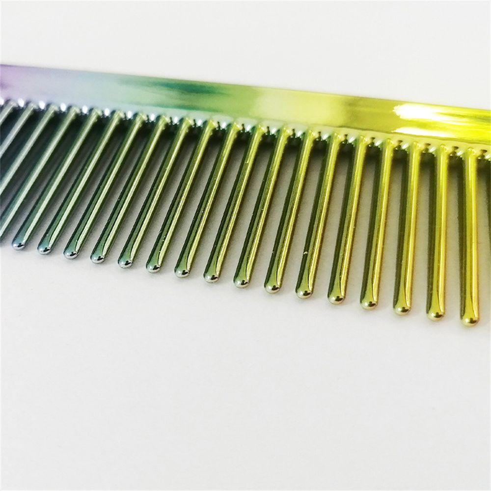 SOFTNESS Lược Chải Tóc Mạ Điện Trong Suốt Chuyên Dụng Cho Thợ Cắt Tóc