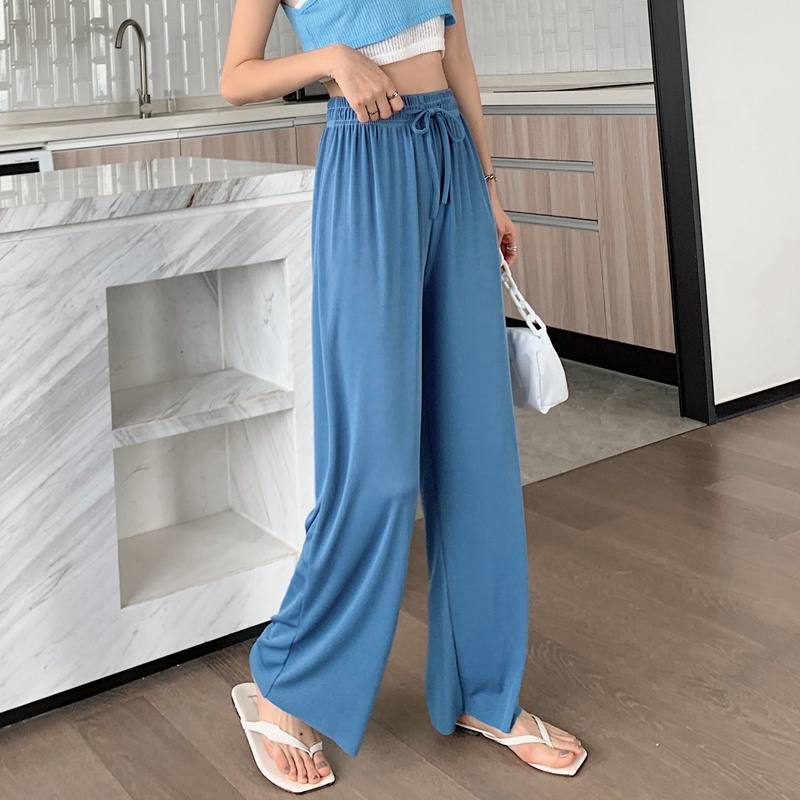 Quần ống rộng SUXI màu sắc thanh lịch cho nữ