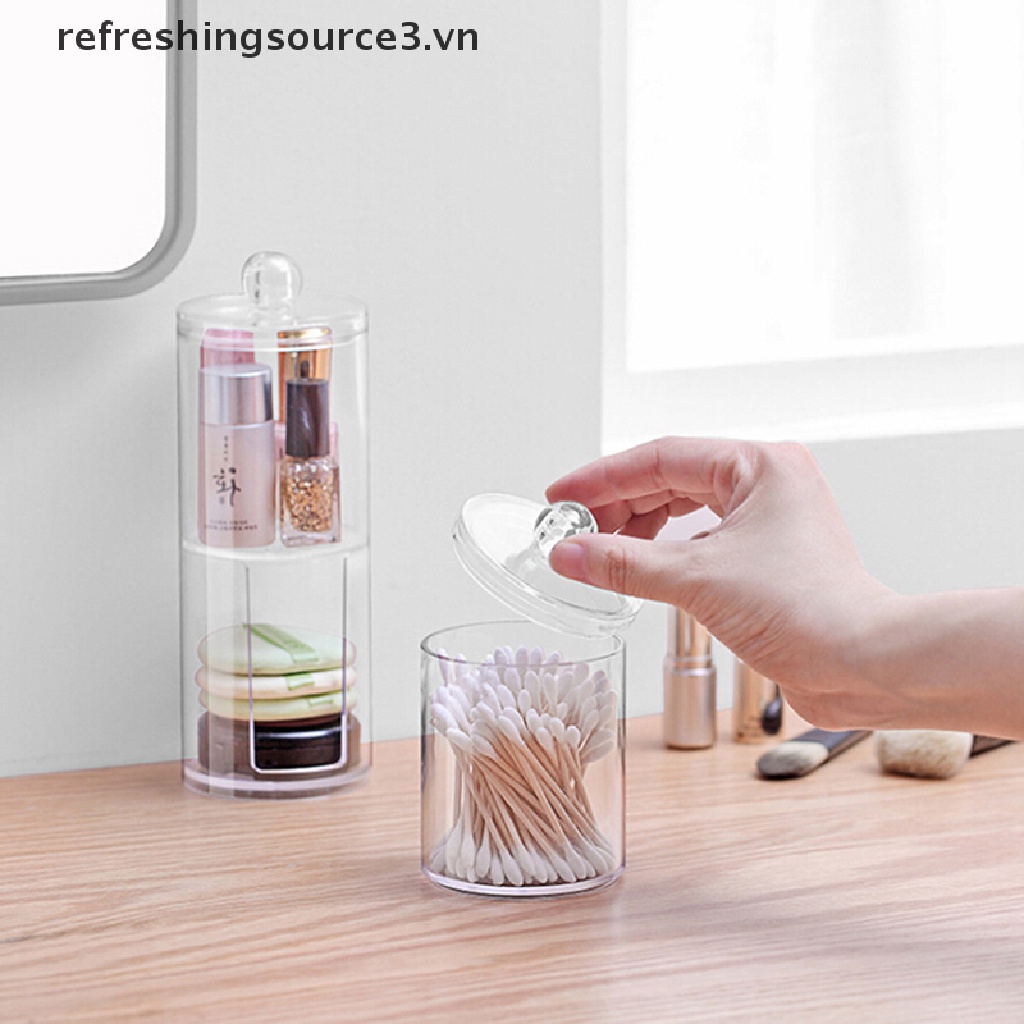 Giá Đỡ Tẩy Trang Bằng Nhựa Tiện Dụng