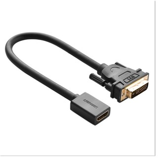 Cổng nối DVI (đực) to HDMI (cái) adapter Ugreen 20118 Hàng Chính Hãng