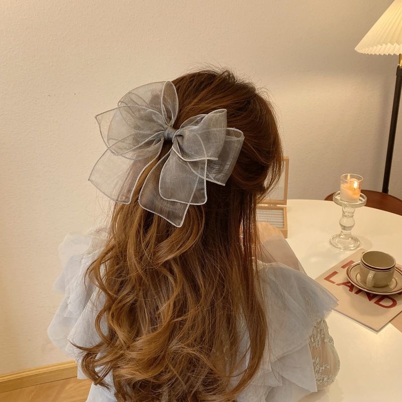 Kẹp Tóc Nơ Lưng Thời Trang Xuân Hè Hàn Quốc 2022