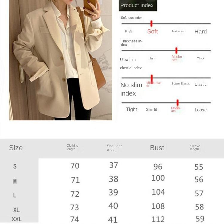 Áo Khoác Blazer Thời Trang Xuân Thu 2021 Phong Cách Hàn Quốc Cho Nữ | BigBuy360 - bigbuy360.vn