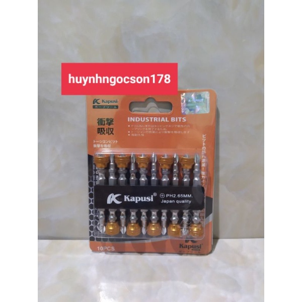 Mũi bắn vít bán lẻ 1 cái có nam châm Kapusi