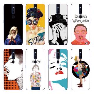 Cartoon Man Girl Back Cover OPPO Reno / F11 / F11 Pro Soft TPU Case