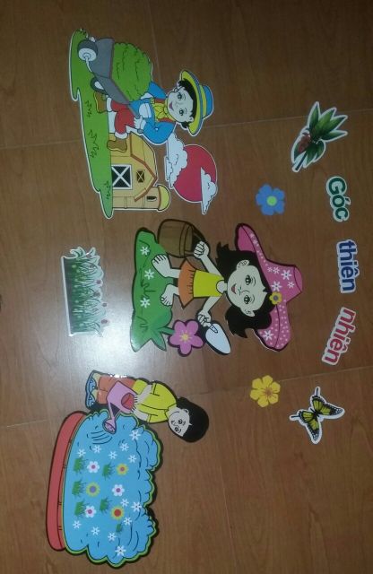Bộ tranh góc bằng xốp cho mầm non