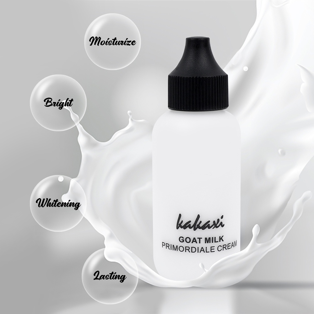 1 Kem Nền Sữa Dê Dưỡng Ẩm Làm Sáng Da Che Phủ Quầng Thâm Chống Nước