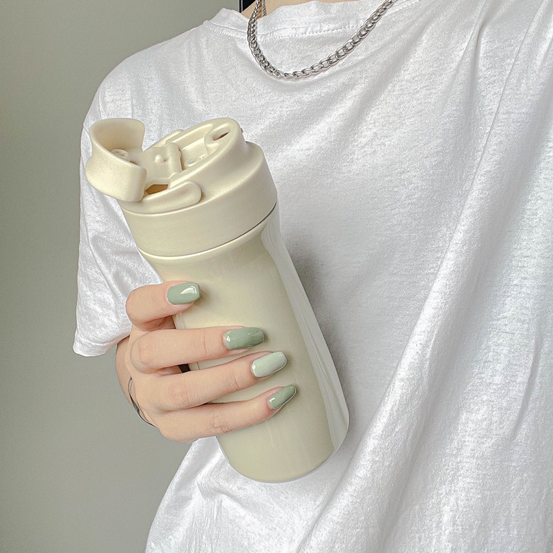 Bình Nước Giữ Nhiệt Bằng Thép Không Gỉ Thời Trang 500ml