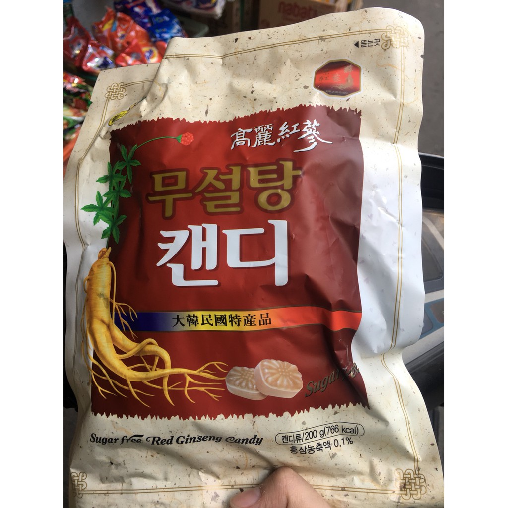 Kẹo sâm Hàn quốc không đường 500gr