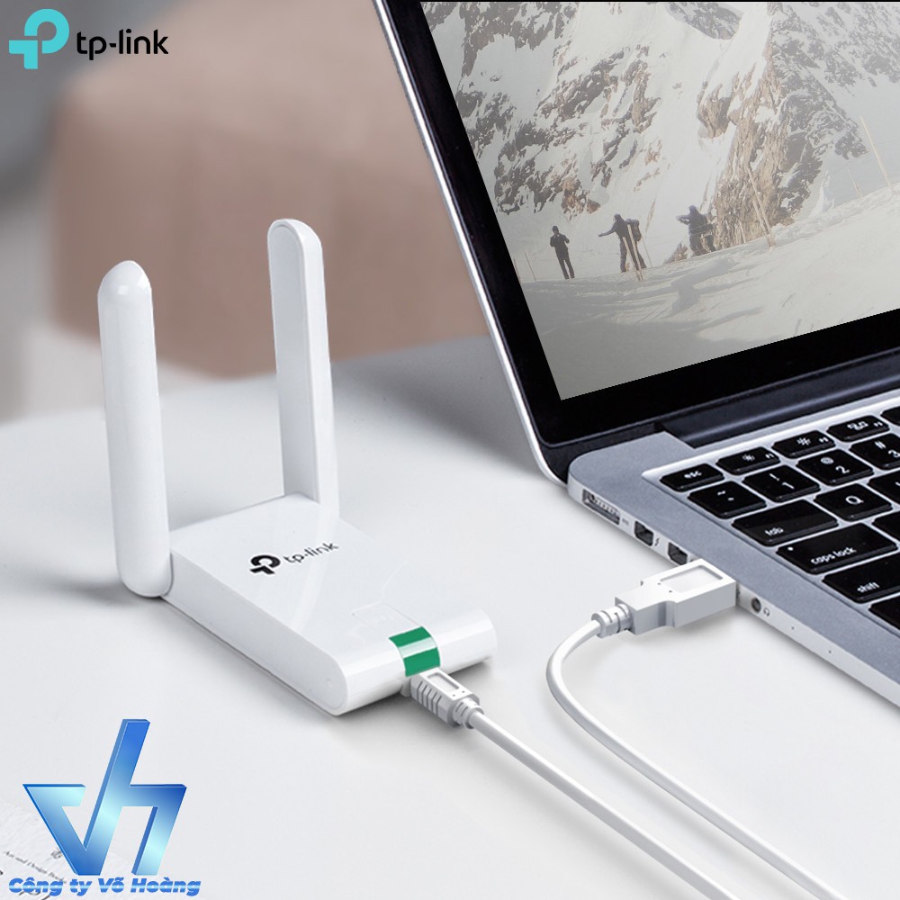 Bộ 2 USB thu sóng Wifi TP-Link 822N (Trắng)