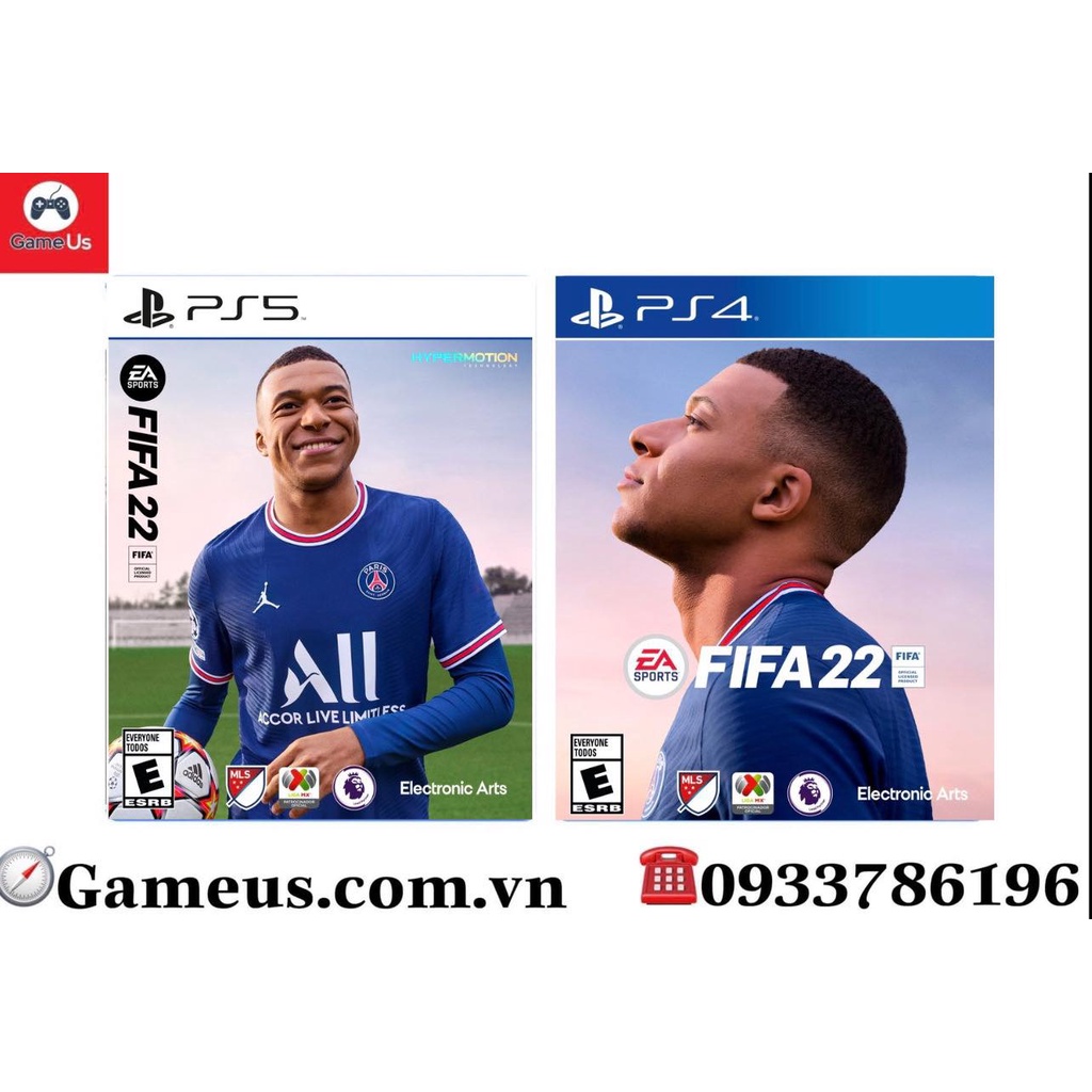 Đĩa game PS5/Ps4 : Fifa 22 Hệ US