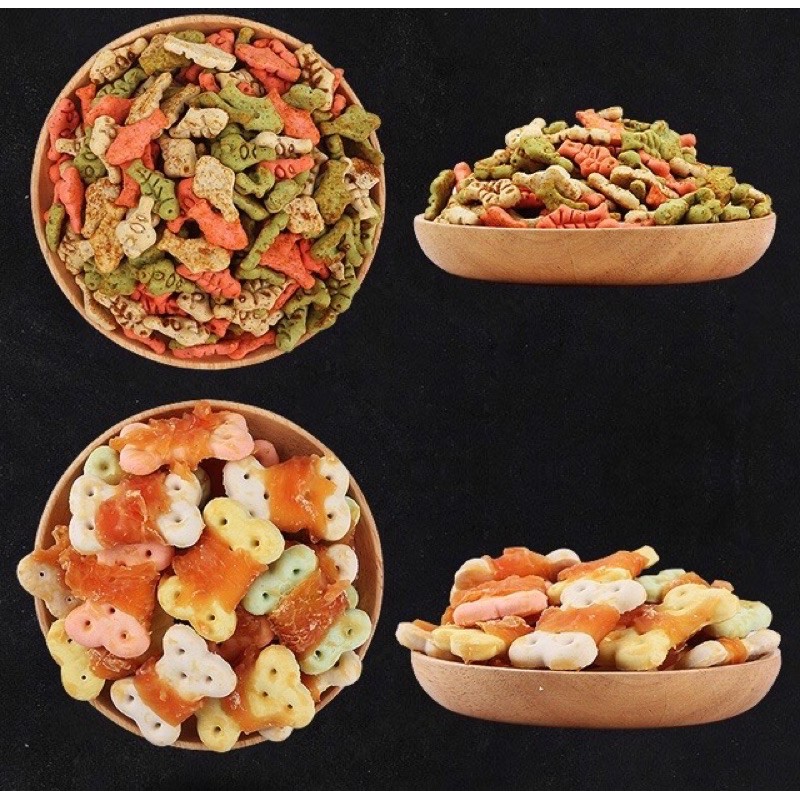 Bánh thưởng rau củ nén dinh dưỡng  ( chó &amp; mèo )- tốt cho đường ruột