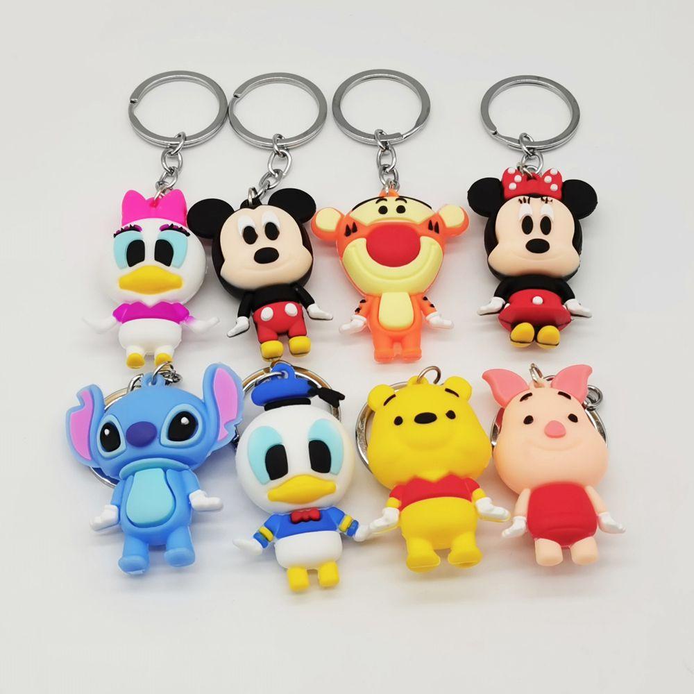 Móc Khóa Hình Chuột Mickey / Vịt Winnie Dễ Thương