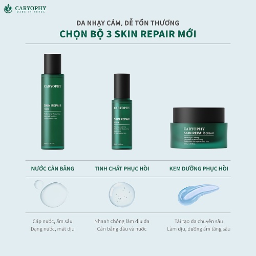 Kem Dưỡng Caryophy Cấp Ẩm Và Phục Hồi Da Skin Repair Cream 40ml